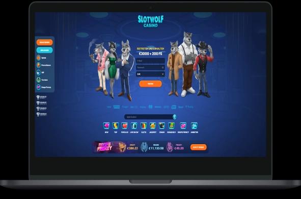 SlotWolf Casino Desktop