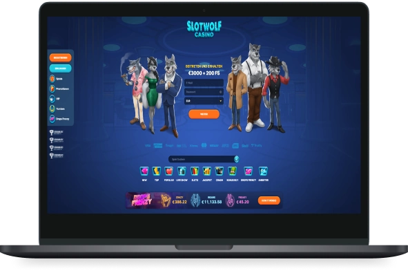 SlotWolf Casino Desktop